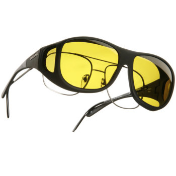 Cocoons L Pilot OveRx Sunwear- Black Fr- Yellow Lens