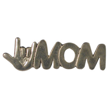 I Love You Mom Pin