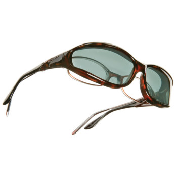 Vistana OveRx Sunglasses- Tortoise with Gray Lens- Small