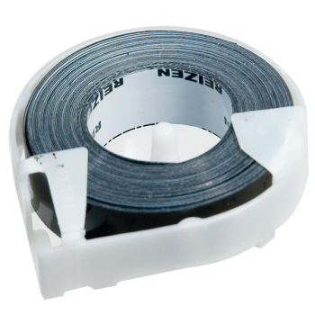 Reizen Black Vinyl Label Tape - Single Roll .50 x 144 inches