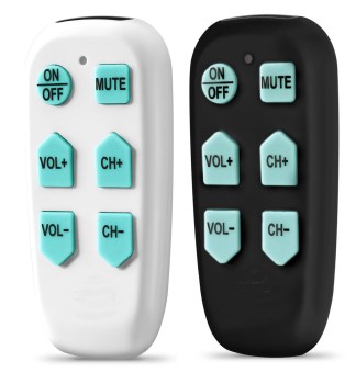 EZ TV Remote Combo- Black and White EZ TV Remote Combo- Black and White
