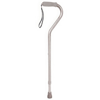 Aluminum Adjustable Walking Cane-Offset Handle