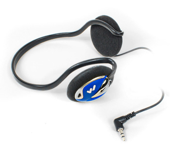 Rear-Wear Stereo Headphones