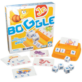 Boggle Jr. Game- Brailled for the Blind