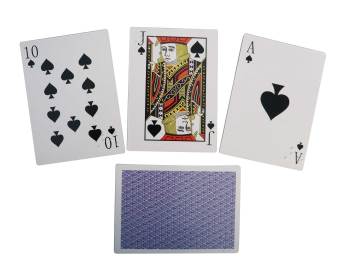 Poker Braille XL Playing Card (1 Corner)