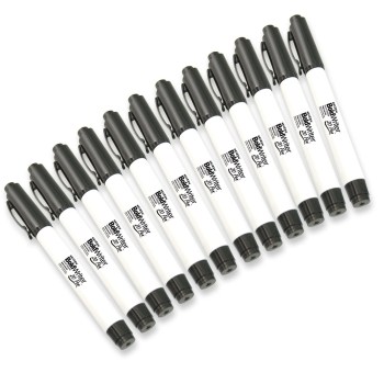 BoldWriter 20 Pen- Easy-To-See Bold-Point- Black- 12 Pack