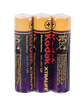 Kodak AAA Batteries- 3 Pack Kodak AAA Batteries- 3 Pack