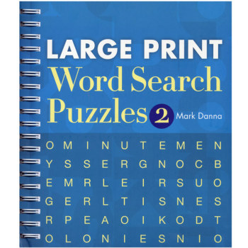 Large Print Word Search Puzzles- Number 2