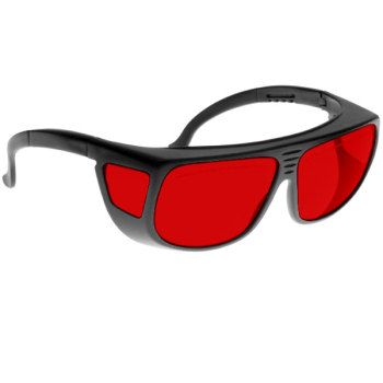 Noir Spectra Shields Large Adjustable Fitover 45 Percent- Red
