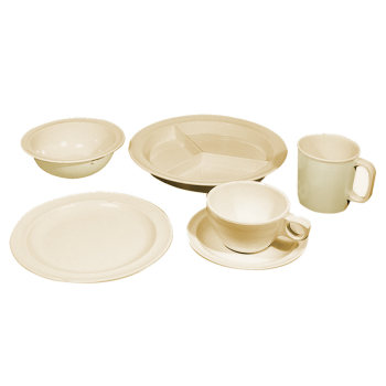 Melamine 6pc. Dinnerware Kit