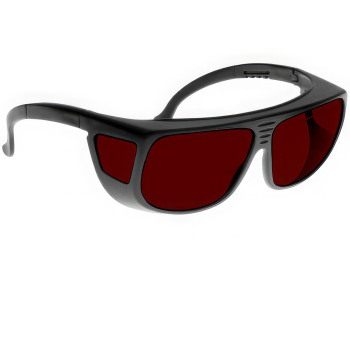 Noir Spectra Shields Large Adjustable Fitover 4 Percent- Red