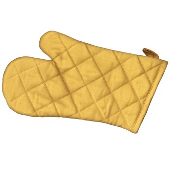 Oven Mitt- One- 13-inch- Yellow