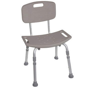 Deluxe Bath Bench with Adjustable Legs and Back Support