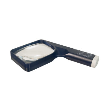 High Power Rectangular Hand Magnifier 2.3X - 5.3D