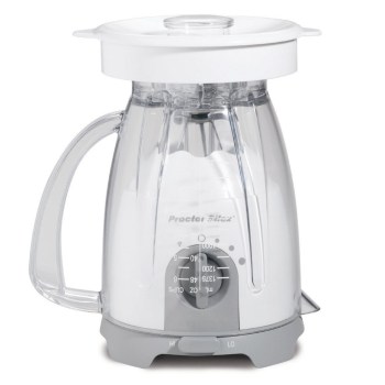 Proctor Silex Space Saving Blender 48 Oz. 8 Speed- White Proctor Silex Space Saving Blender 48 Oz. 8 Speed- White