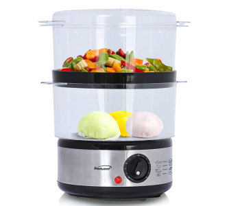 2-Tier Food Steamer- Stainless Steel 2-Tier Food Steamer- Stainless Steel