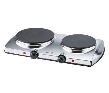 1440W Electric Double Hotplate- Chrome 1440W Electric Double Hotplate- Chrome