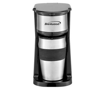 Portable Single Serve Coffee Maker with 14-Ounce Travel Mug, Black Portable Single Serve Coffee Maker with 14-Ounce Travel Mug, Black