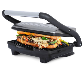 Panini Press & Sandwich Maker, Stainless Steel Panini Press & Sandwich Maker, Stainless Steel