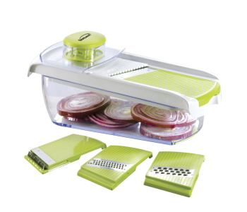 Mandolin Slicer with 5-Cup Storage Container Mandolin Slicer with 5-Cup Storage Container
