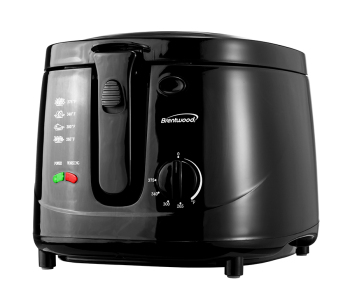 12-Cup Electric Deep Fryer- Black 12-Cup Electric Deep Fryer- Black