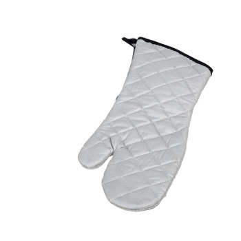 Flame Retardant Oven Mitt, 17 inches Silver