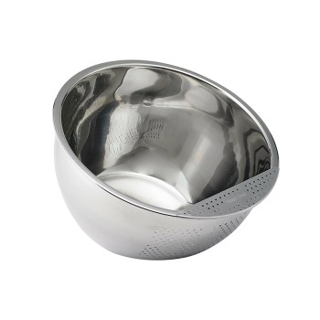 Bowl with Side Drains- Aid for Visually Impaired