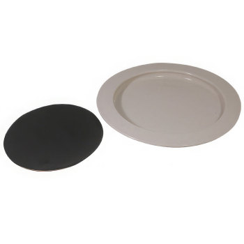 Inner-Lip Plate w-Non-Skid Bottom