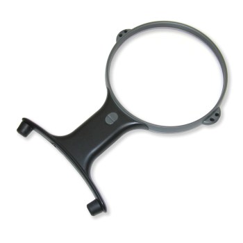 MagniShine LED Lighted Hands-Free Magnifier- 2x
