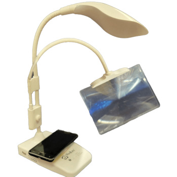 LED Desk Lamp with 7x Magnifier and Wireless Charger