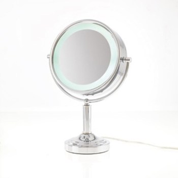 Danielle LED Lit Double Sided Vanity Mirror 15x- Chrome