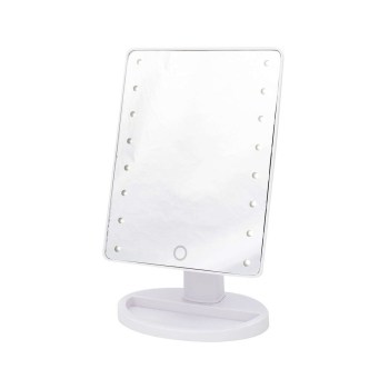 Danielle LED Hollywood Mirror with Touch Dimmer- White
