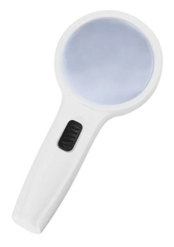 Round 6x Handheld Magnifier with LED Lights