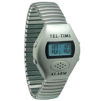 Metallic Talking Watch - Oval Face-Unisex