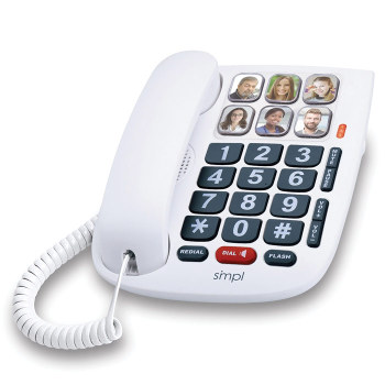 smpl Photo Phone Amplified for Hearing and Visually Impaired