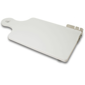 E Z Handy Helper Low Vision Cutting Board for Arthritis - White
