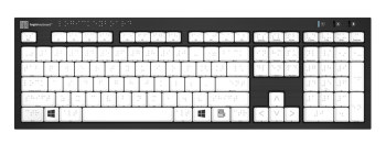 Nero Slim Line PC Braille Keyboard