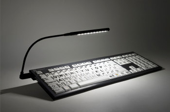 XL Print PC Keyboard Black on White XL Print PC Keyboard Black on White