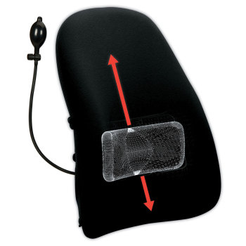 CustomAIR Backrest Support with Adjustable Lumbar Support