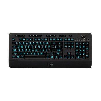 Large Print Vision 5-Color Backlit Keyboard- USB