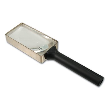 Schweizer Optik Rectangular Hand Magnifier 2.5x 6-Diopter