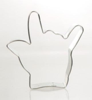 LOVE hand sign cookie cutter LOVE hand sign cookie cutter