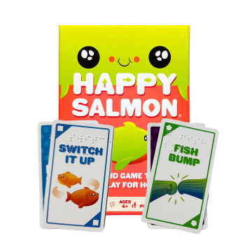 MODIFIED HAPPY SALMON CARD BRAILLE GAME