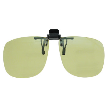 Noir Large Flip-Up Clip On Uv & Infrared 65 Percent Light Yellow