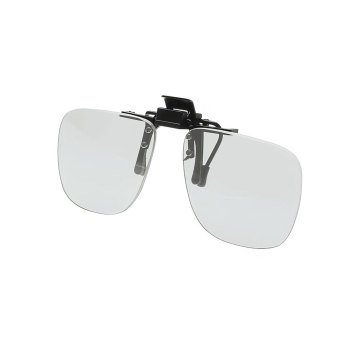 Noir Small Flip-Up Clip On UV and Infrared 58 Percent- Light Grey