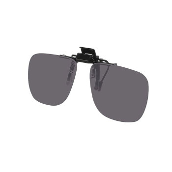 Noir Small Flip-Up Clip On UV and Infrared 13 Percent- Dark Grey