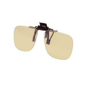 Noir Small Flip-Up Clip On UV and Infrared 64 Percent Light Amber