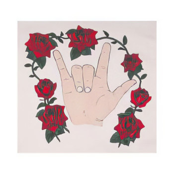 I Love You with Rose T-Shirt - Small