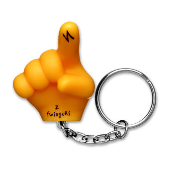 Fwingers Sign Language Keychain - Letter Z