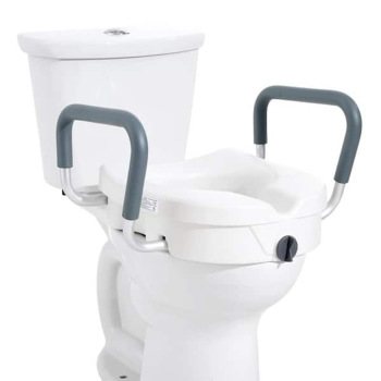 ProBasics Clamp On Raised Toilet Seat with Arms
